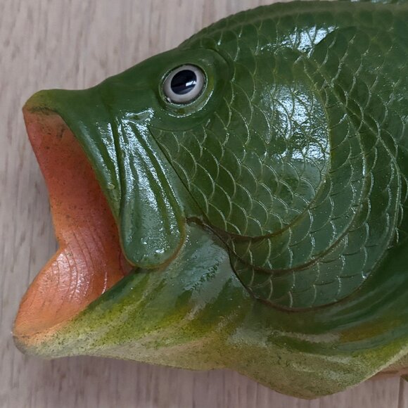 Novelty Fish Slip-on Beach Sandals in Green - Picture 2 of 5